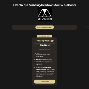 Biblia Audio Superprodukcja APLIKACJA /dla Widzów kanału MOCwSŁABOŚCI/